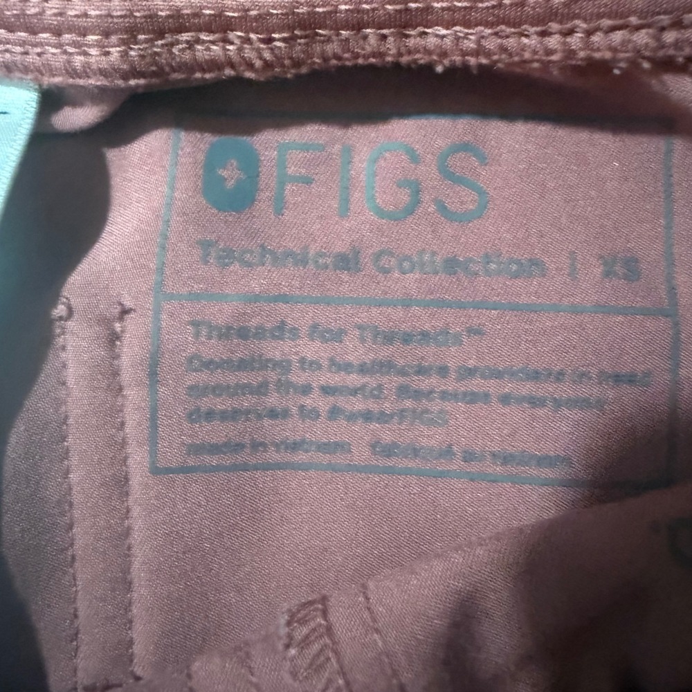 FIGS Scrub Pants Womens XS Pink salmon Excellent Joggers W23SW2017 Cargo - Picture 3 of 4